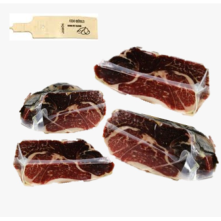 Prosciutto crudo Jamón Ibérico Etichetta bianca