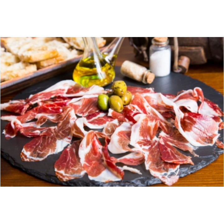 Spalla cruda Jamón Ibérico Etichetta rossa