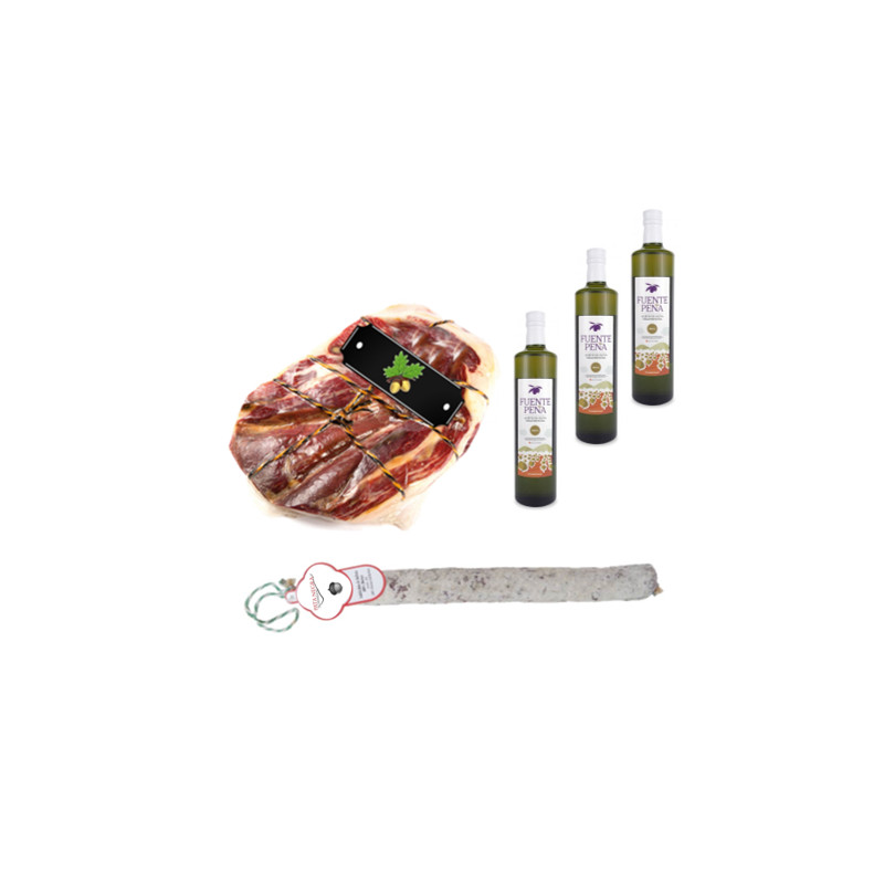 PACK Olive Oil Extra + Salchichon VELA + Black Label Dry Shoulder