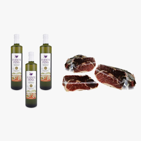 PACK 3 Bottles of Extra Virgin Olive Oil + Green Label Dry Shoulder