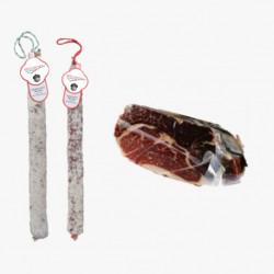 Pack Chorizo VELA + 1/4 Jambon Sec Label Vert + Salchichon VELA