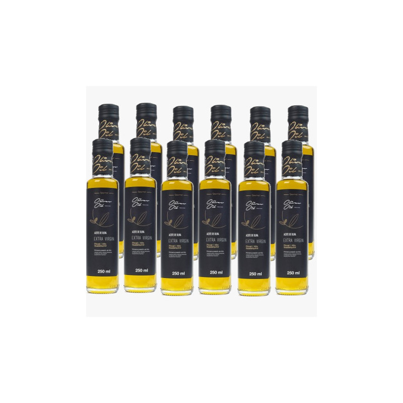 12 bouteilles Huile d'olive 0,25L