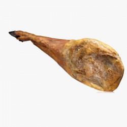 Jambon sec Jamón Ibérico, label vert avec OS