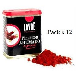 Pack x 12 Kann geräucherte Paprika spanische Auswahl