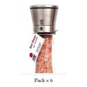 Pack x 6 Cristal-Inox Pink Himalaya Salzmühle