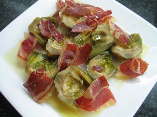 ARTICHOKE WITH HAM