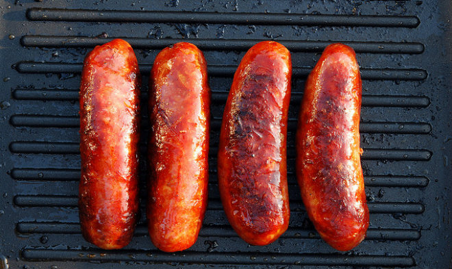 CHORIZO COOKED IN BEER